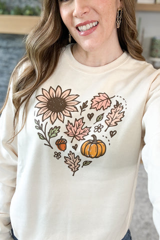 The Heart of Autumn Pullover Sweatshirt