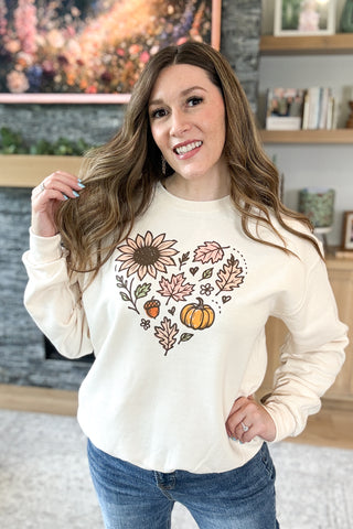 The Heart of Autumn Pullover Sweatshirt
