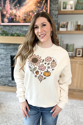 The Heart of Autumn Pullover Sweatshirt
