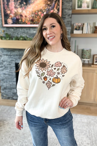 The Heart of Autumn Pullover Sweatshirt