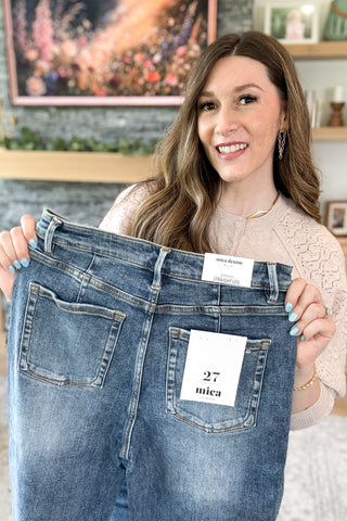 Madeleine High Rise Tummy Control Straight Leg Mica Jeans