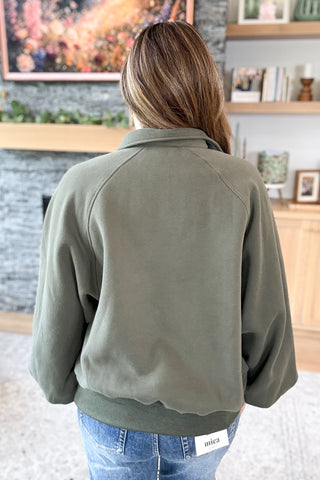 Snap Happy Pullover Sweatshirt