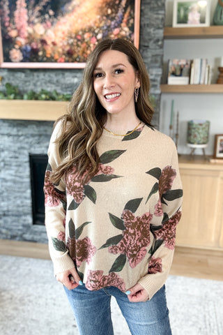 Palloma Floral Knit Sweater