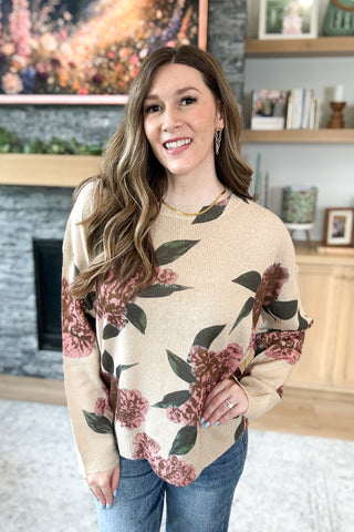 Palloma Floral Knit Sweater