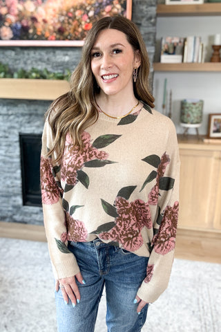 Palloma Floral Knit Sweater