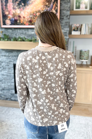 Daisie Ditsy Floral Button Down Top