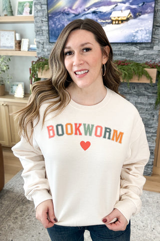 Bookworm Pullover Sweatshirt (MADE TO ORDER)