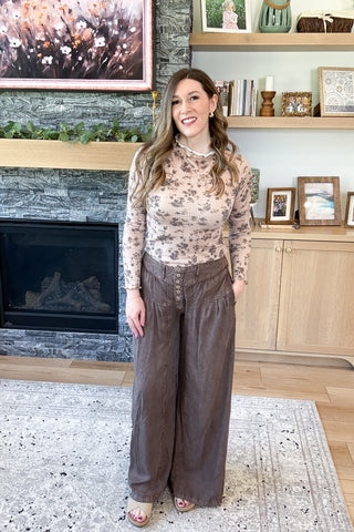 Marielle Mineral Wash Wide Leg Pants