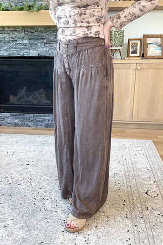 Marielle Mineral Wash Wide Leg Pants