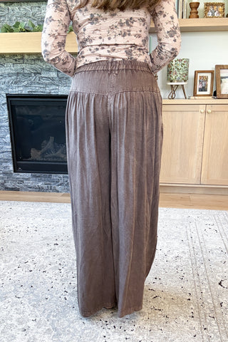 Marielle Mineral Wash Wide Leg Pants