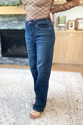 Chessy High Rise Straight Leg Mica Jeans