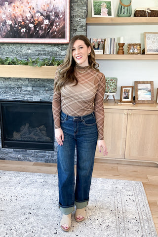 Chessy High Rise Straight Leg Mica Jeans