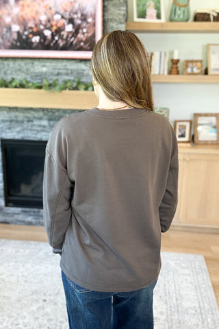 Audrah Studded Pullover Sweatshirt