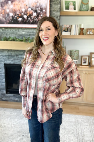 Matilda Button Down Flannel Shirt