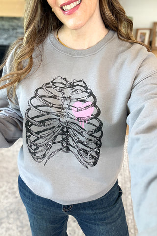Bleeding Heart Pullover Sweatshirt