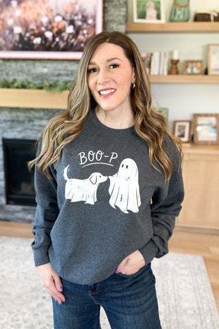 Ghostly BOO-P Pullover Sweatshirt