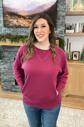 Karli Mineral Wash Pullover