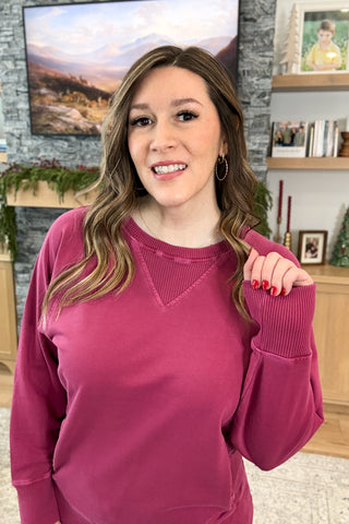 Karli Mineral Wash Pullover