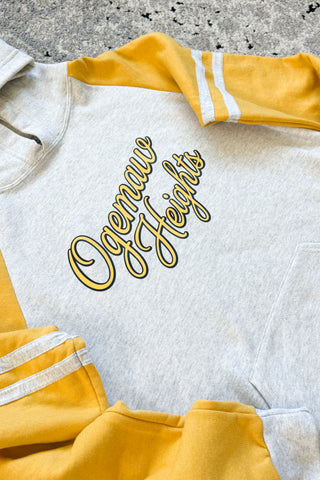 Ogemaw Heights Vintage Script Varsity Pullover Hoodie