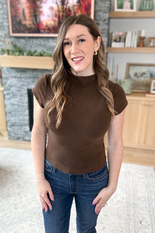 Sylvee Mock Neck Knit Top
