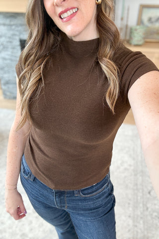Sylvee Mock Neck Knit Top