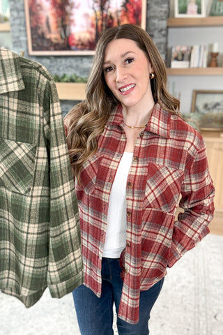 Harvest Haze Flannel Shacket