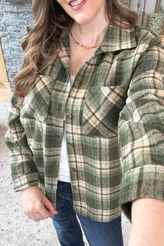 Harvest Haze Flannel Shacket