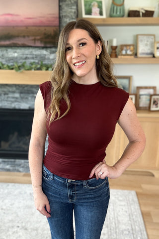 Claire Cowl Neck Sleeveless Top