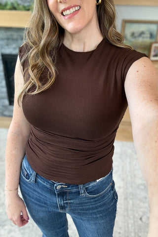 Claire Cowl Neck Sleeveless Top