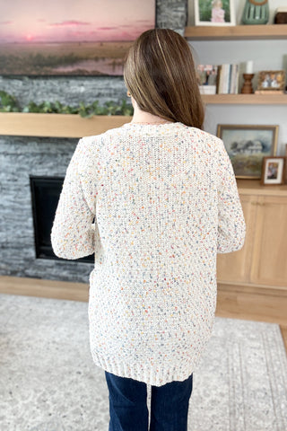 Cue the Confetti Popcorn Knit Cardigan