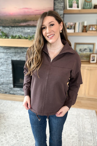 Weekend Ritual Zip Up Sweater Knit Jacket