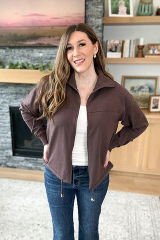 Weekend Ritual Zip Up Sweater Knit Jacket