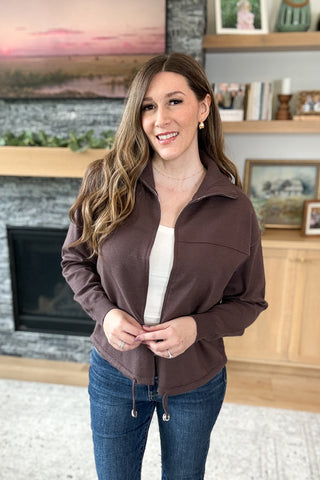 Weekend Ritual Zip Up Sweater Knit Jacket