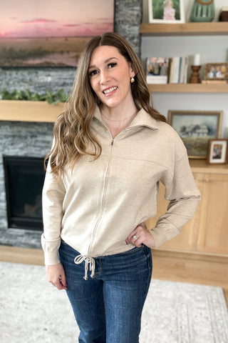 Weekend Ritual Zip Up Sweater Knit Jacket