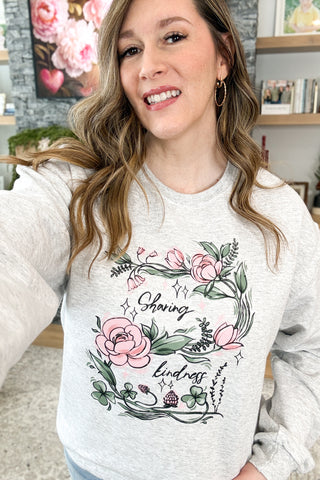 Sharing Kindness Pullover Sweatshirt