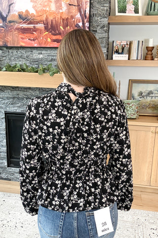 Pippa Mock Neck Blouse Top