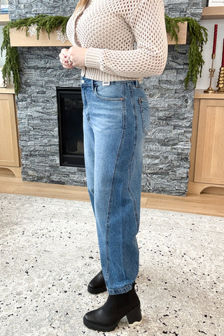 Gabi High Rise Rigid Magic Barrel Judy Blue Jeans