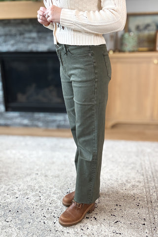 Oliviah High Rise Straight Leg Ankle Mica Jeans
