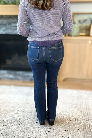 Monicah Mid Rise Bootcut Judy Blue Jeans - Petite