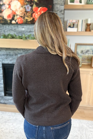 Brownstone Suede Contrast Sweater Jacket