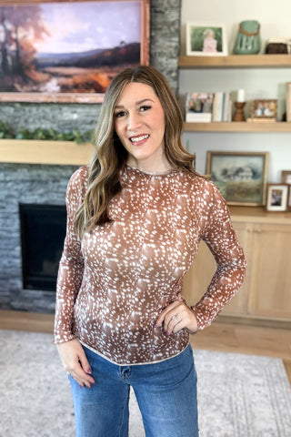 Bambi Mesh Sheer Top