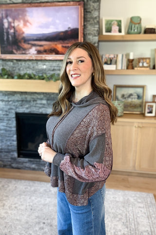 Rorie Boho Color Block Hoodie