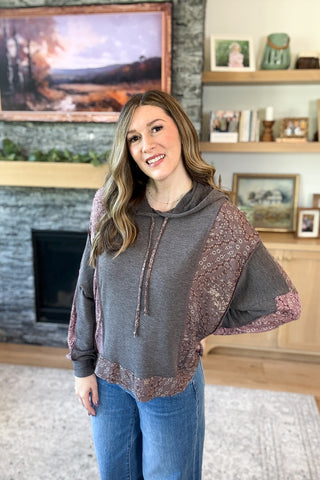 Rorie Boho Color Block Hoodie