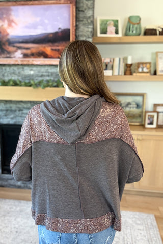 Rorie Boho Color Block Hoodie