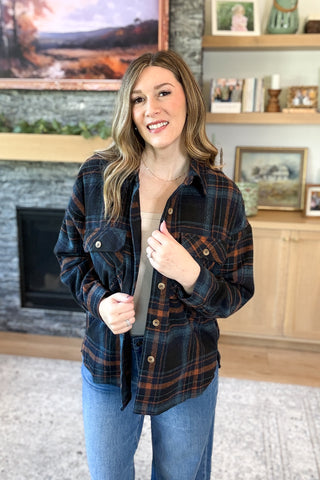 Charlee Brushed Flannel Shacket