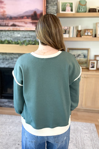 Campus Classic Contrast Trim Sweatshirt