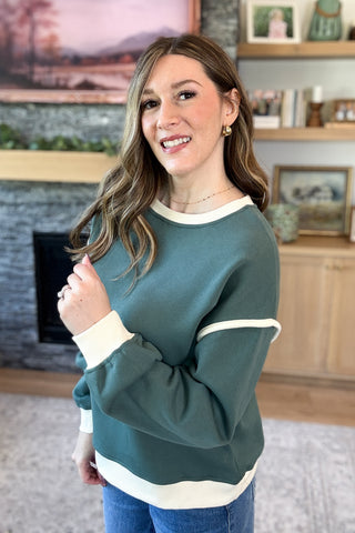 Campus Classic Contrast Trim Sweatshirt