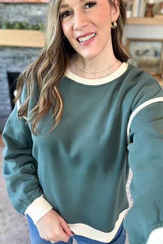 Campus Classic Contrast Trim Sweatshirt