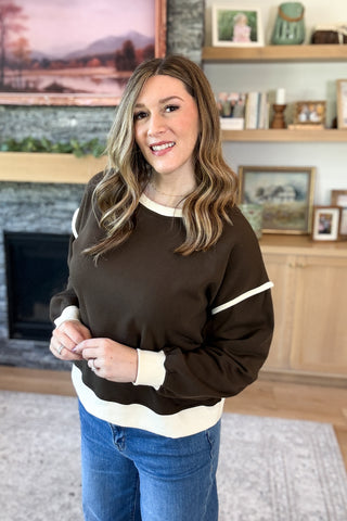 Campus Classic Contrast Trim Sweatshirt