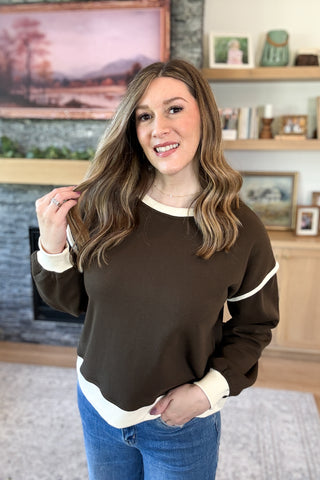 Campus Classic Contrast Trim Sweatshirt
